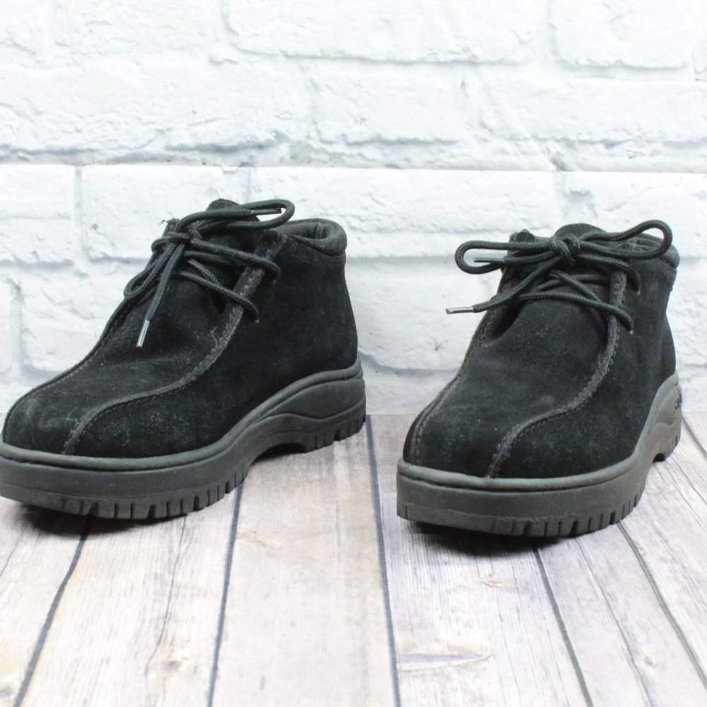 Sao Stacy Adams Dublin II Black Chukka Suede Lace Up Ankle Boots Size 9 M - Picture 3 of 10
